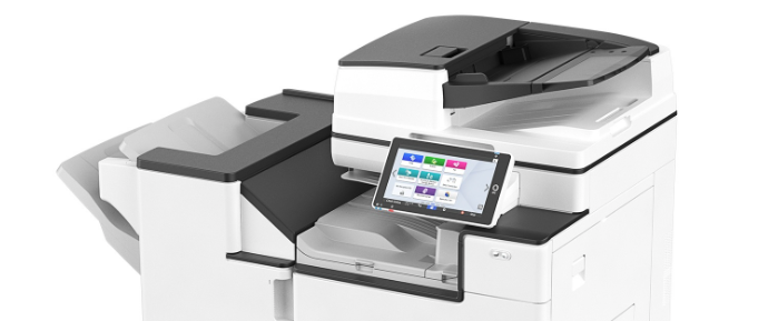 Copier: Intuitive interactive interface with touchscreen display