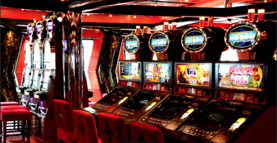 Touch displays on slot machines