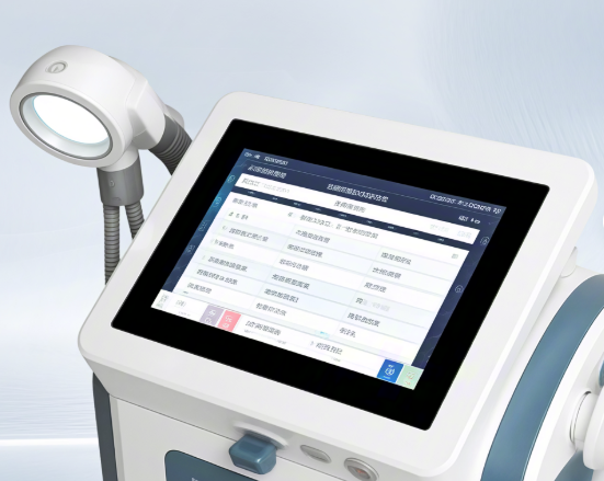 Application of touch screen in beauty laser equipment