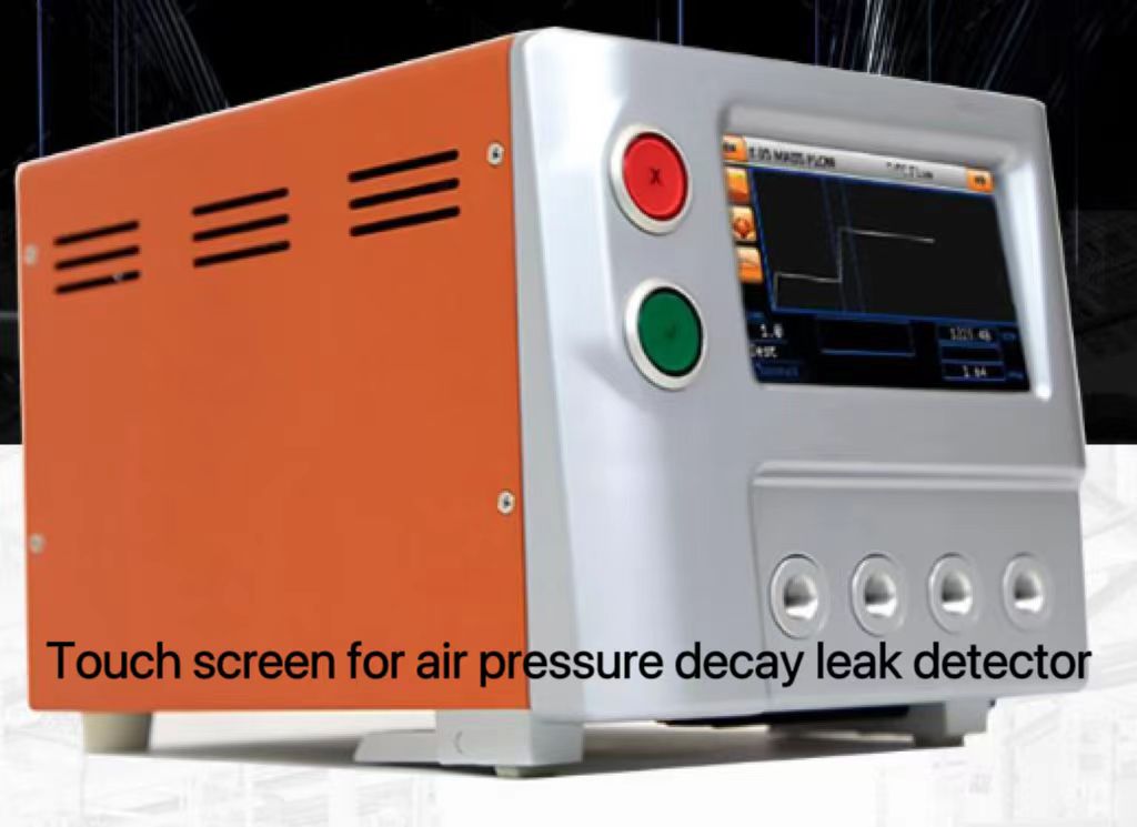 The application of Touch Screen on Air Pressure Decay Leak Detector