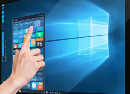 Educational interactive screen: touch screen with gesture control function