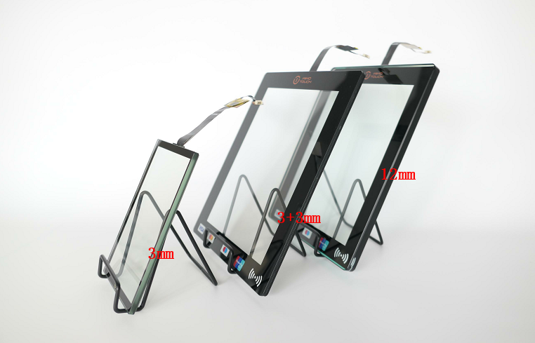 double layer cover lens for touch screen